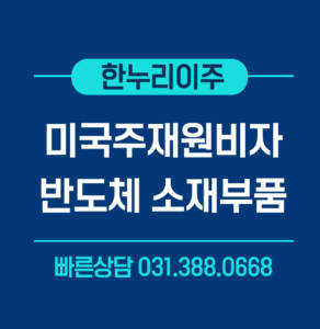 반도체소재부품 미국주재원비자