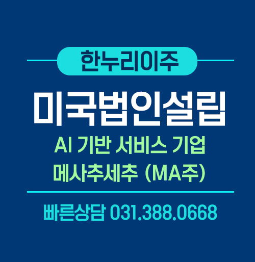 미국 매사추세츠 AI 기업 법인설립 EIN Initial Annual Report 설명