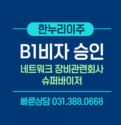 B1 미국 출장비자 RFE 서류 보완 요청 후 최종 승인